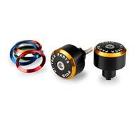 Puig 21731N Embouts de guidon Balance en aluminium usiné CNC avec système d’anneaux interchangeables pour réduction des vibrations et personnalisation, Noir