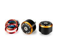 Puig 21732N Embouts de guidon Balance en aluminium usiné CNC avec système d’anneaux interchangeables pour réduction des vibrations et personnalisation, Noir