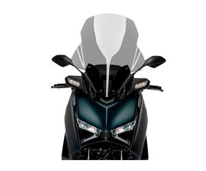 Puig 21745H Bulle V-Tech Line Touring en Acrylique de 4 mm avec Design aérodynamique anguleux pour Une Protection maximale et Une réduction des turbulences, Fumé