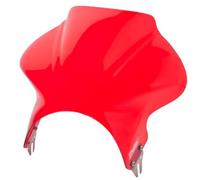 Puig 2174R Bulle Cockpit Rouge pour Phare Rond avec Design aérodynamique et Homologation TÜV