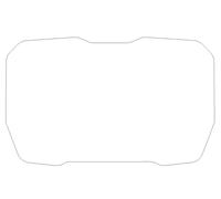 Puig 21762W Protection Dashboard en vinyle autocollant pour écran d’instruments avec protection anti-rayures et résistance UV, Transparent