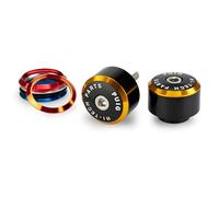 Puig 21790N Embouts de Guidon Balance en Aluminium usiné CNC avec système d’Anneaux interchangeables pour réduction des Vibrations et Personnalisation, Noir