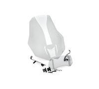 Puig 21799W Bulle Touring avec visière Haute et aérodynamique en Acrylique Haute résistance aux Chocs avec visière réglable Qui améliore la Protection et Le Confort en Conduite, Transparent