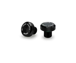 Puig 21804N Bouchon Cache-Filetage de rétroviseur Finition Propre en Aluminium anodisé pour Couvrir Les filetages du Guidon, Noir