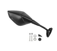 Puig 21823N Rétroviseur Z3 ; droit fixation sur bulle 30° ; design aérodynamique ; miroir convexe antireflet ; réglage manuel ; non compatible avec le système Riding Assistant, Noir