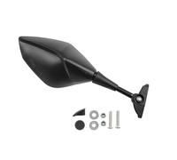 Puig 21825N Rétroviseur Z3 ; droit fixation sur bulle avec tige droite ; coque plastique ; miroir convexe antireflet ; réglage manuel ; non compatible avec Riding Assistant, Noir