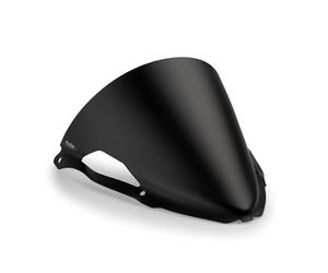 Puig 21832J Bulle R-Racer sportive aérodynamique haute performance fabriquée en PMMA de 3 mm avec design racing optimisé pour améliorer protection et stabilité, Noir Mat