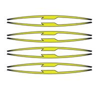 Puig 21833G Adhésifs en Arc de Cercle Performance Jaune