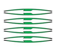 Puig 21833V Adhésifs en Arc de Cercle Performance Vert