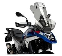 Puig 21841H Bulle Touring Plus Avec Visière protection renforcée, Fumé
