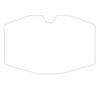 Puig 21864W Protection Dashboard en vinyle autocollant pour écran d’instruments avec protection anti-rayures et résistance UV, Transparent