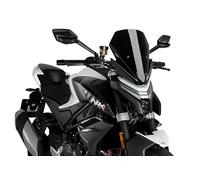 Puig 21886N Carénabris New Generation Sport - Haute Résistance et Aérodynamisme, Noir