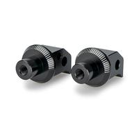 Puig 21889N Support Repose-Pieds Passager - Design Robuste et Haute Précision pour une Intégration Parfaite sur Votre Moto, Noir