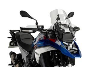 Puig 21896H Déflecteurs Frontaux Extended avec surface de protection aérodynamique accrue pour les bras et les épaules compatibles avec les bulles Puig et OEM, Fumé