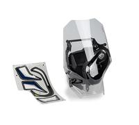 Puig 21903W Semi-carénage Rally en Polycarbonate et ABS avec Support de Navigation et amélioration aérodynamique en Conduite Off-Road, Transparent