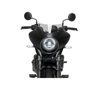 Puig 21945H Mirage pour phare rond en ABS avec design aérodynamique et options de bulle pour une meilleure protection et un style custom, Fumé