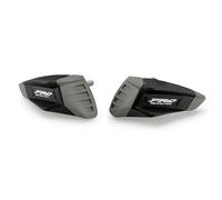 Puig 21955N protections moteur Pro 2.0 en polyamide avec zones élastomères et design aérodynamique pour protection avancée, Noir