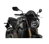 Puig 21961F Demi-carénage Rétro Design Vintage et Protection Optimale, Couleur Fumée Foncé