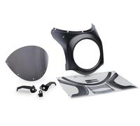 Puig 21962F Demi-carénage Rétro Design Vintage et Protection Optimale, Couleur Fumée Foncé