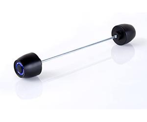 Puig 21969N Protecteurs de Fourche-Bras Oscillant Protecteur usiné en Nylon Haute résistance pour Suspension avec Design Racing et Protection Contre Les impacts, Noir