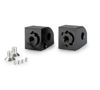 Puig 21971N Adaptateur réglable repose-pieds passager Noir