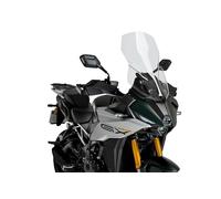 Motoplastic Bulle Touring Puig 21988W - Acrylique CN 4 mm, haut aérodynamique, Transparent