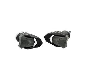 Puig 21990N Protecteurs moteur R19 avec tampons en nylon et design compact pour une protection intégrale du châssis et du moteur, Noir
