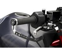 Puig 21993P Protection de levier de frein modèle RAW avec Contrepoids - Design Robuste et Adaptabilité Universelle, Argent