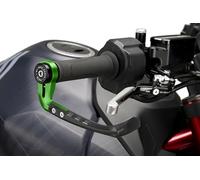 Puig 21993V Protection de levier de frein modèle RAW avec Contrepoids - Design Robuste et Adaptabilité Universelle, Vert