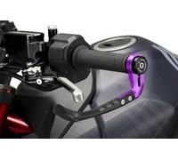 Puig 21994L Protecteur de Levier d’Embrayage RAW avec Contrepoids - Design Robuste et Adaptabilité Universelle, Violet