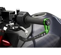 Puig 21994V Protecteur de Levier d’Embrayage RAW avec Contrepoids - Design Robuste et Adaptabilité Universelle, Vert