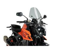 Puig 21996H Carenabris New Generation Touring - Protection Aérodynamique et Style pour Votre Moto Naked, Fumé claire