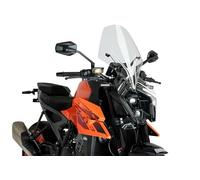 Puig 21996W Carenabris New Generation Touring - Protection Aérodynamique et Style pour Votre Moto Naked, Transparent