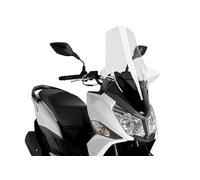 Puig 22000W Bulle V-Tech Line Touring en acrylique de 4 mm avec design aérodynamique anguleux pour une protection maximale et une réduction des turbulences, Transparent