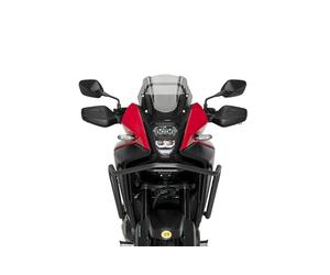 Puig 22020H Bulle Sport compacte et aérodynamique en Acrylique Haute résistance aux Chocs, avec Profil Arrondi et Design Sportif Qui améliore la Protection et la visibilité, Fumé