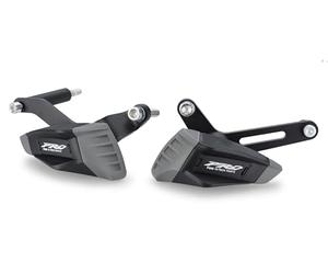 Puig 22031N protections moteur Pro 2.0 en polyamide avec zones élastomères et design aérodynamique pour protection avancée, Noir