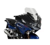 Puig 22047W Bulle Sport compacte et aérodynamique en Acrylique Haute résistance aux Chocs, avec Profil Arrondi et Design Sportif Qui améliore la Protection et la visibilité, Transparent