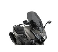 Puig 22049F Bulle V-Tech Line Touring- Protection Aérodynamique et Confort pour KYMCO AK550 PREMIUM 2024-2025, Fumé fonce