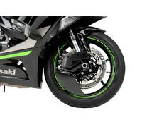 Puig 22076J Refroidisseur de frein en ABS avec supports métalliques robustes, réduit la température des étriers et disques, améliore l’aérodynamisme et apporte de la sécurité, Noir Mat.