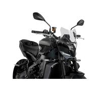 Puig 22077W Saute-vent New Generation Sport pour Yamaha MT-09 2024 et Yamaha MT-09 SP 2024 - Design Aérodynamique et Style Sportif, Transparent