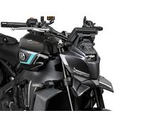 Puig 22079J Ailerons avant Naked en ABS de 3 mm avec design aérodynamique et effet downforce pour améliorer la stabilité et le contrôle de conduite, Noir Mat