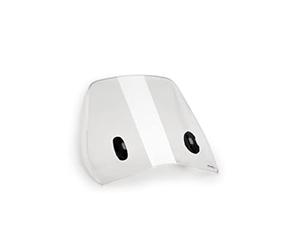 Puig 22087W Carenabrises Trafic et Urban Bulle aérodynamique Urbaine en Polycarbonate de 3 mm avec Profil Arrondi et Protection Contre Le Vent pour la Conduite Quotidienne, Transparent