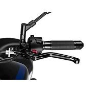 PUIG 220NR Levier d’Embrayage 3.0. Noir Fixe avec sélecteur Rouge