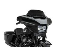 Puig 22109J Bulle High-Road Sport Noir Mat pour Une Meilleure Protection aérodynamique avec Design élégant et Contour Arrondi en Acrylique de Haute qualité