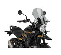 Puig 22113H Bulle Réglable- Protection Aérodynamique Ajustable et Design Innovant pour Royal Enfield Himalayan 450 2024-2025, Fumé claire