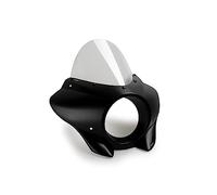 Puig 22145W Mirage pour phare rond en ABS avec design aérodynamique et options de bulle pour une meilleure protection et un style custom, Transparent