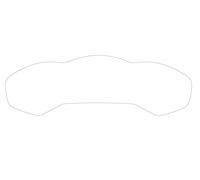 Puig 22172W Protection Dashboard en vinyle autocollant pour écran d’instruments avec protection anti-rayures et résistance UV, Transparent