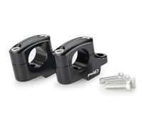 Puig 22180N Pontets Pullback, rehaussent et rapprochent le guidon pour améliorer l’ergonomie, le confort et la maniabilité pendant la conduite, Noir