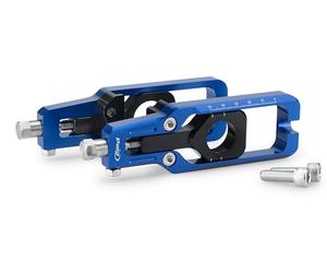 Puig 22204A Tendeur de chaîne en aluminium anodisé usiné CNC avec système de réglage précis et marquage supérieur pour un ajustement facile et sécurisé, Bleu