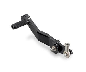 Puig 22207N Levier de vitesse avec embout réglable et base antidérapante aluminium usiné anodisé contrôle précis et haute résistance noir